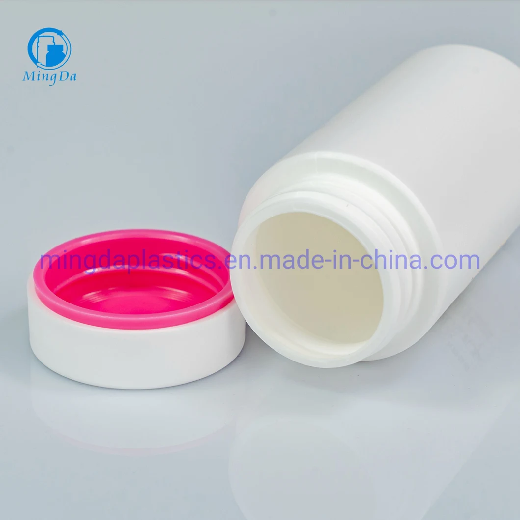 Popular Matte Skin High Oxygen Resistance Supplements Tablets Container HDPE 135ml Cylindrical Plastic Bottle