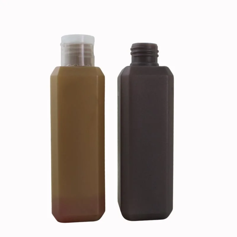 100ml HDPE Square Dispense Drop Face Body Tanning Oil Sunscreen Lotion Plastic Bottle