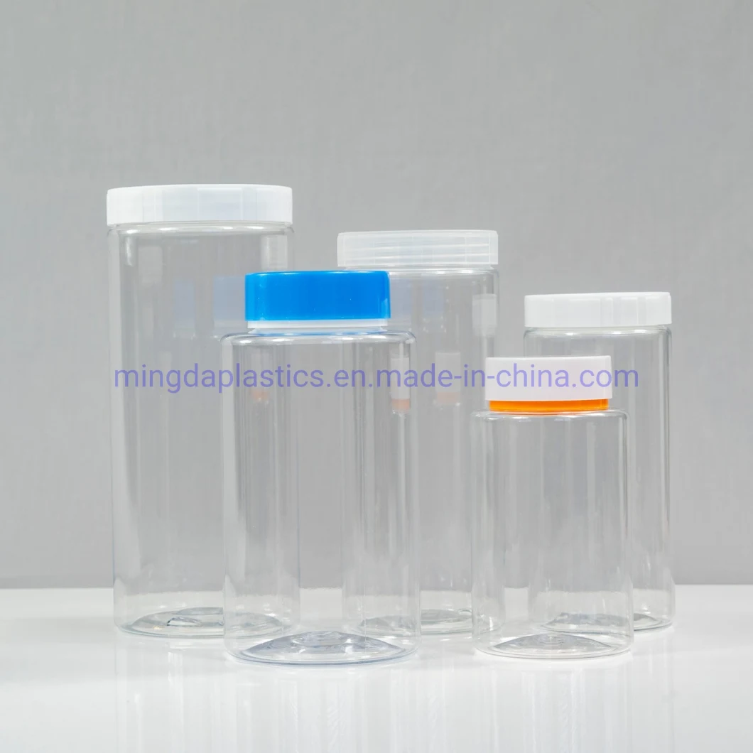 Pet 500ml Cylindrical Bottle (MD-730) with Wide Mouth