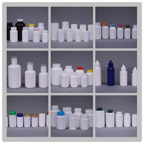 HDPE/Pet Square Plastic Medicine Bottle