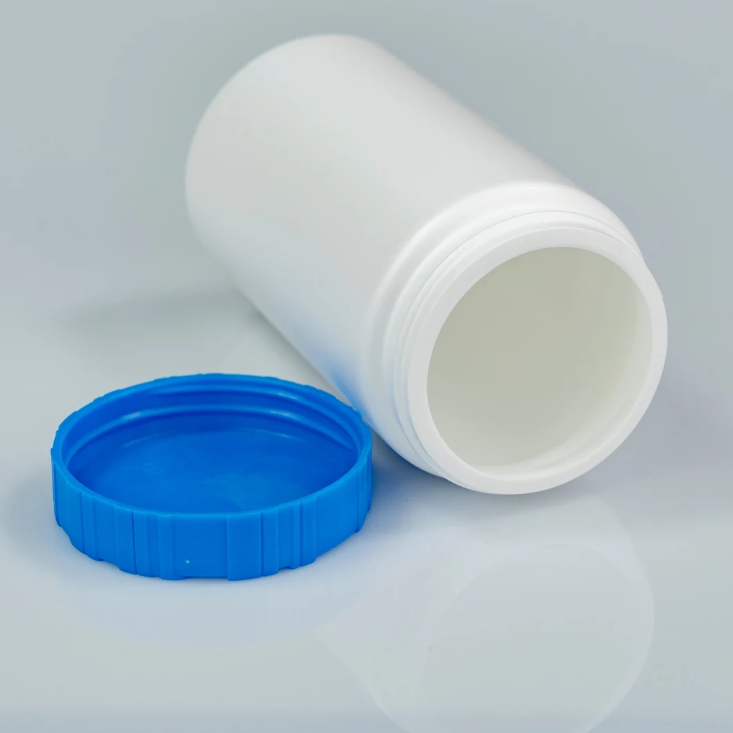 Manufacturer Free Sample Cylindrical High Density Hot Sale Empty Oxygen Resistance Food Medicine Healthcare Products Matte Skin HDPE plastic Bottle