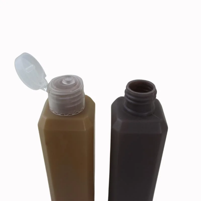 100ml HDPE Square Dispense Drop Face Body Tanning Oil Sunscreen Lotion Plastic Bottle