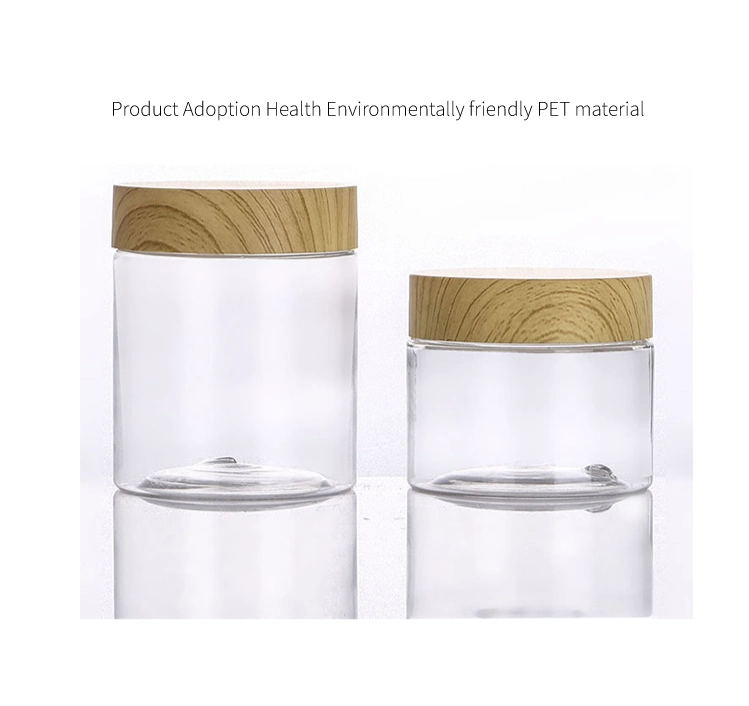 60ml 140ml 200ml 240ml 450ml Pet Plastic Transparent Face Cream Jar