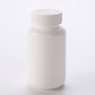 Bouteille en plastique ronde de qualité alimentaire HDPE 200 ml