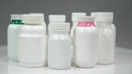 Médecine de forme irrégulière en PEHD/comprimés/capsule/emballage de qualité alimentaire bouteille en plastique 250 ml