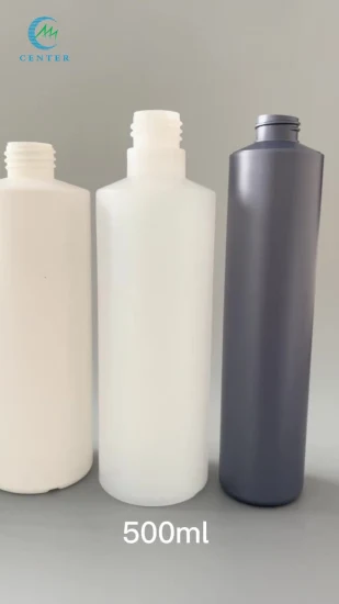 Bouteilles en plastique blanches rondes cosmétiques de lotion de HDPE vide de 200ml avec le chapeau supérieur de Filp